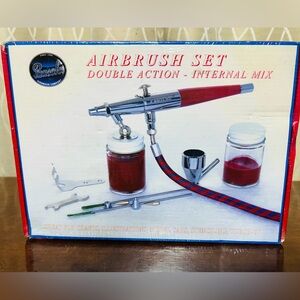 “PAASCHE”  NEW In Package Airbrush Set Double Action Internal Mix